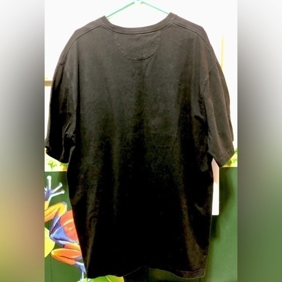 🌷Duluth Trading Co. Black Cotton Crew Neck Long Tail T-shirt - Picture 6 of 7